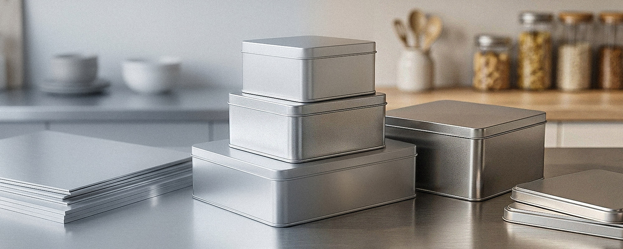 Metalldosen aus Aluminium und Weißblech im direkten Vergleich; hochwertige Verpackungslösungen für unterschiedliche Anwendungen.