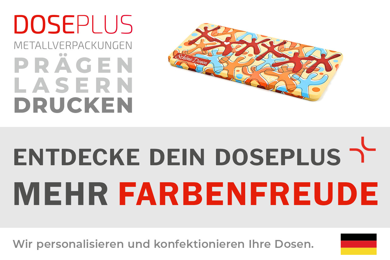 Doseplus Schokoladendose CO-005 – entdecke dein Doseplus, mehr Farbenfreude. Hochwertige Metallverpackung für Schokolade, Werbegeschenke und personalisiertes Branding.