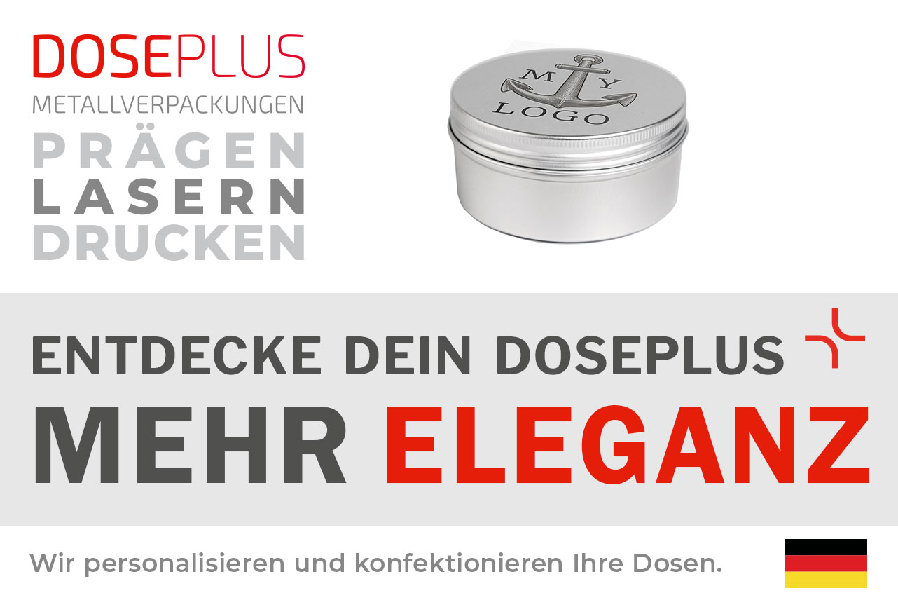 Doseplus Seifendose DSS 060 aus Metall – entdecke dein Doseplus, mehr Eleganz. Elegante, langlebige Aufbewahrungsdose für Seifenstücke.