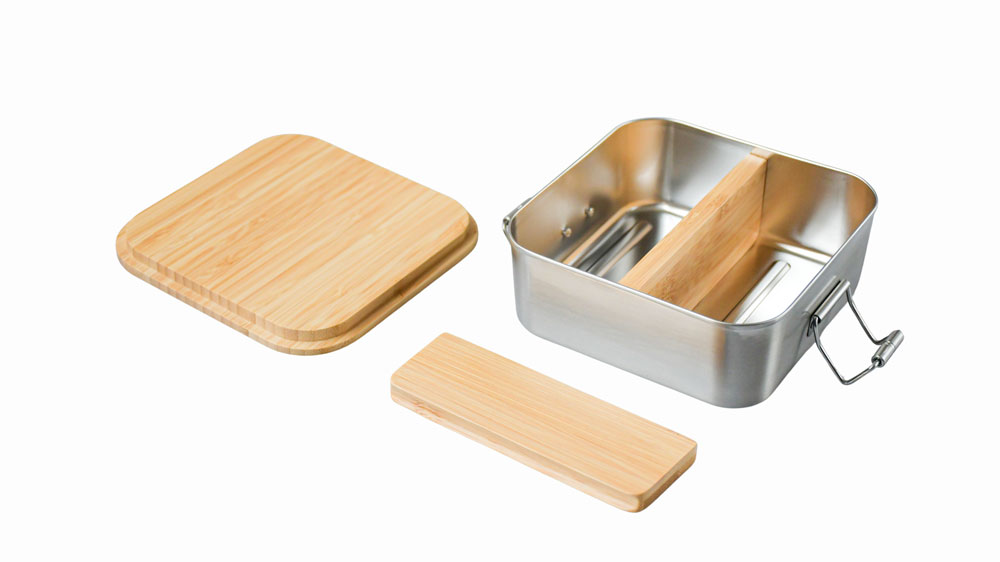 Sandwichbox mit Bambusdeckel