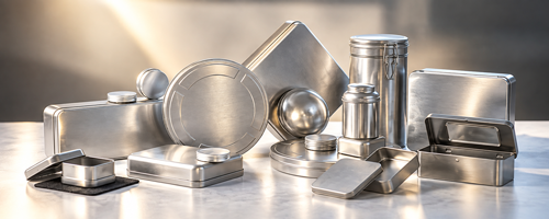 Metalldosen und Standardprodukte auswählen