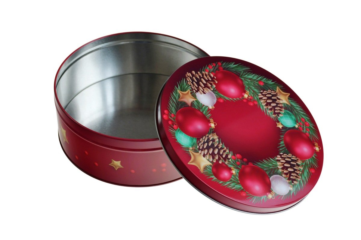 Weihnachtsdose – festlich, lebensmittelgeeignet & ideal als Geschenk