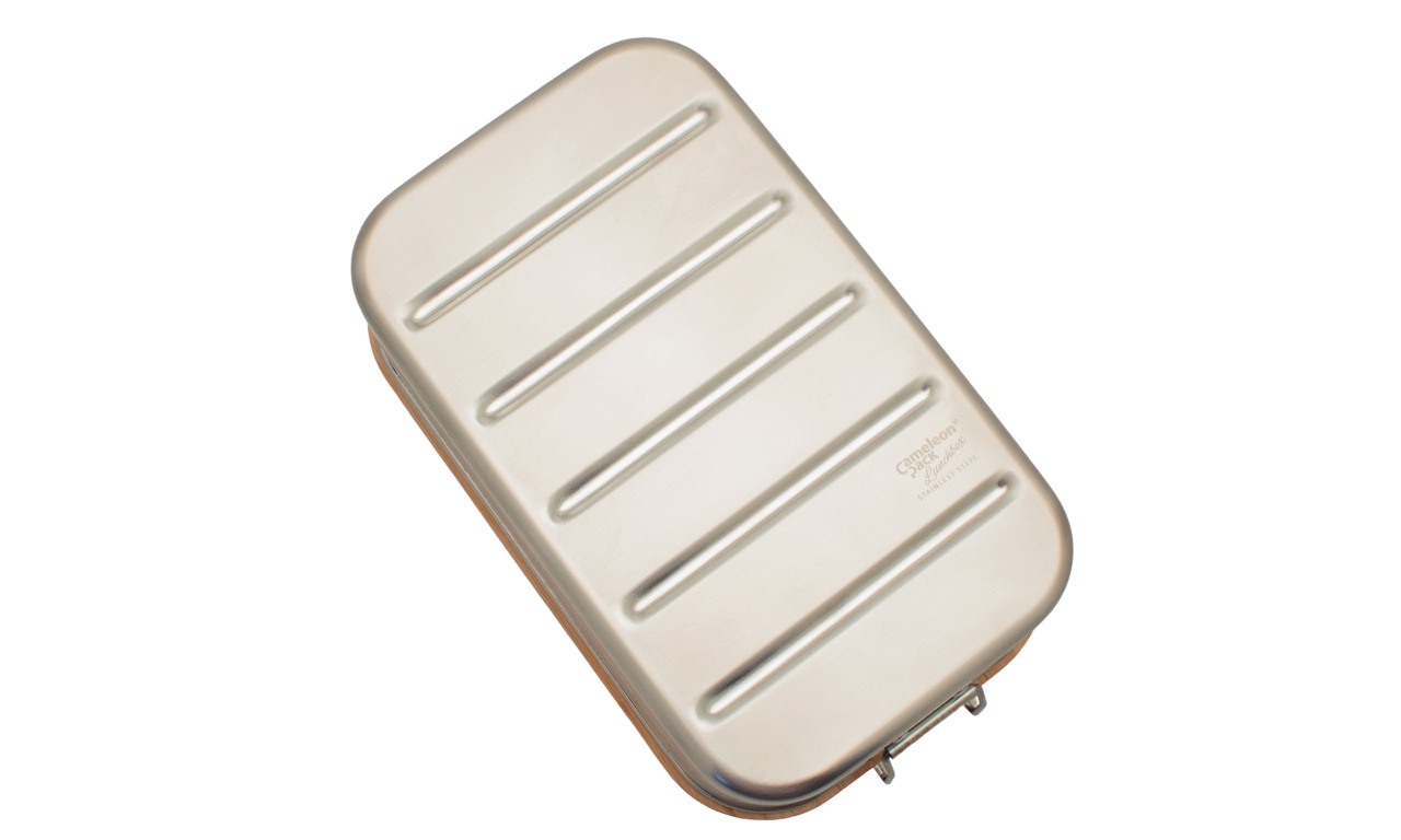 Unterseite Edelstahl Lunchbox 1100ml mit stabiler Verarbeitung und langlebiger Qualität