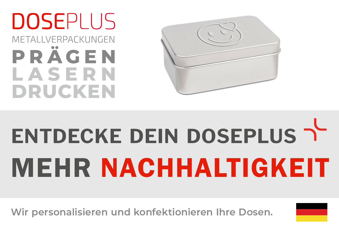 Doseplus Aluminium-Seifendose DSS-020 mit abnehmbarer Abtropfschale – entdecke dein Doseplus, mehr Nachhaltigkeit. Perfekt für feste Seife, plastikfrei und wiederverwendbar.