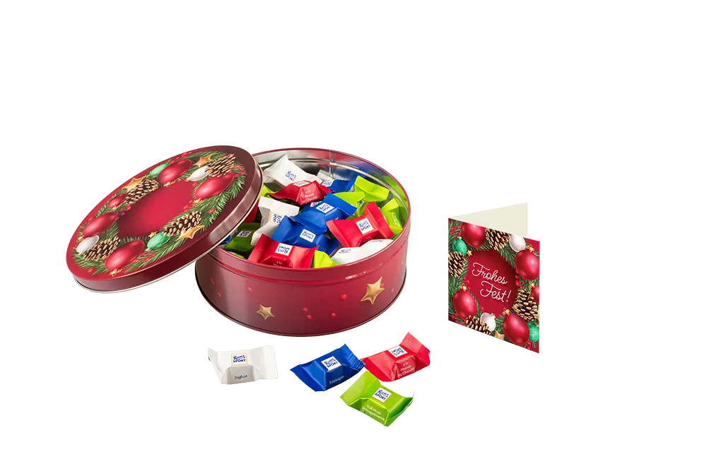 Plätzchendosen "Weihnachtstraum" mit Befüllung
