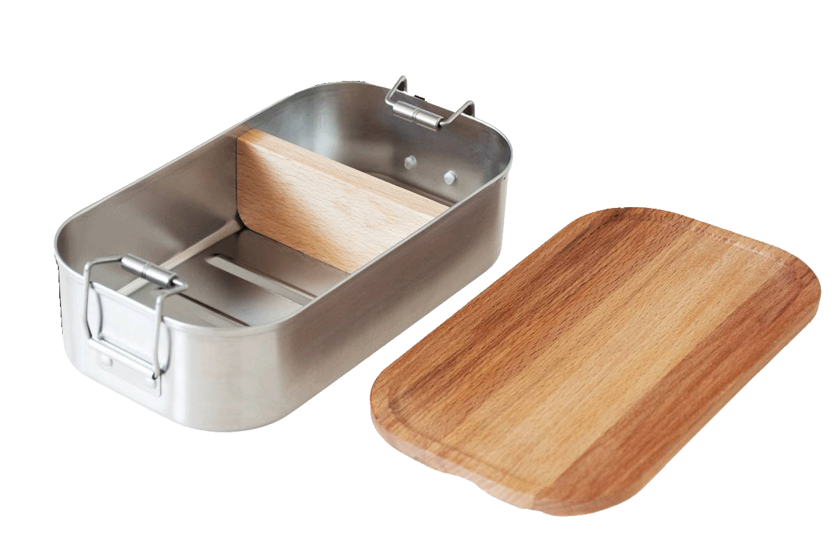 Buchenholz Trennwände für Lunchboxen CP BU C4